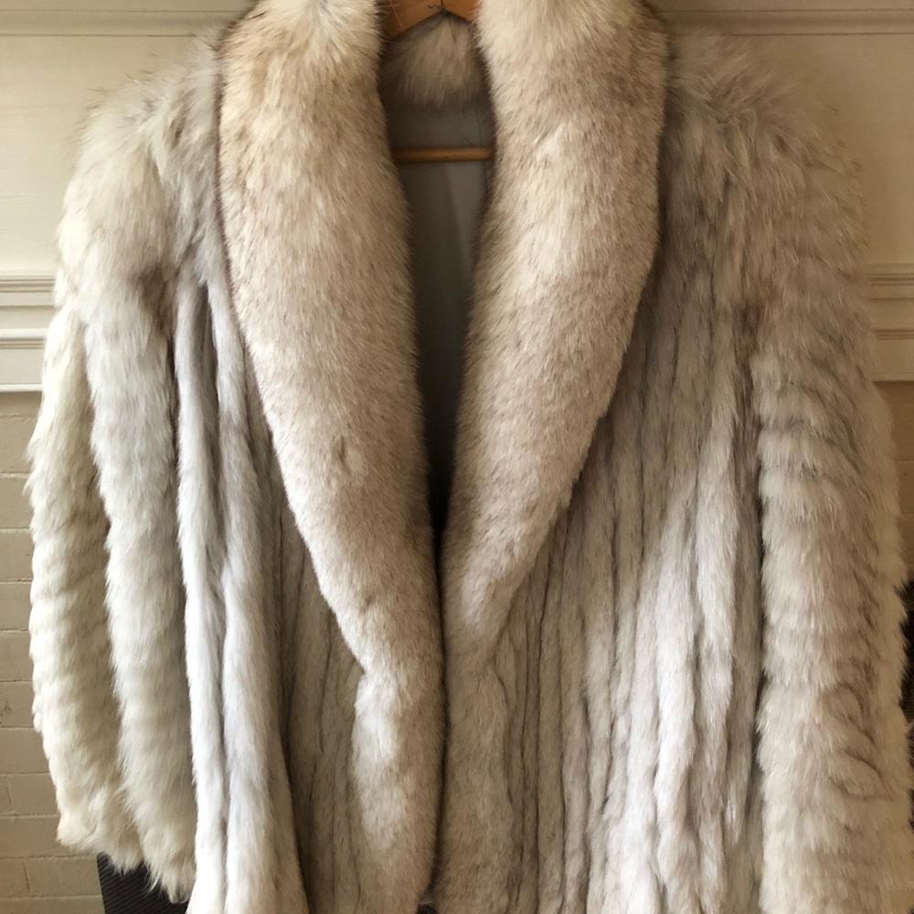 Authentic! Fox fur! Elegant Natural Fur! SALE!!!!!